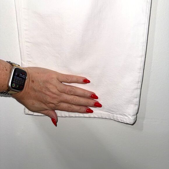 J. Crew Sailor Slim Wide Leg Jean - White 29T - Picture 7 of 10